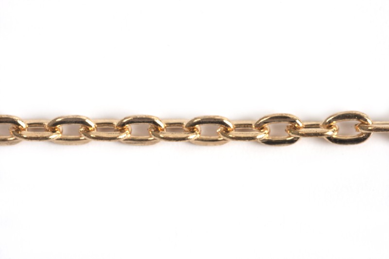 Ankerkæde, 3x2x0,5 mm, RG, pr. meter