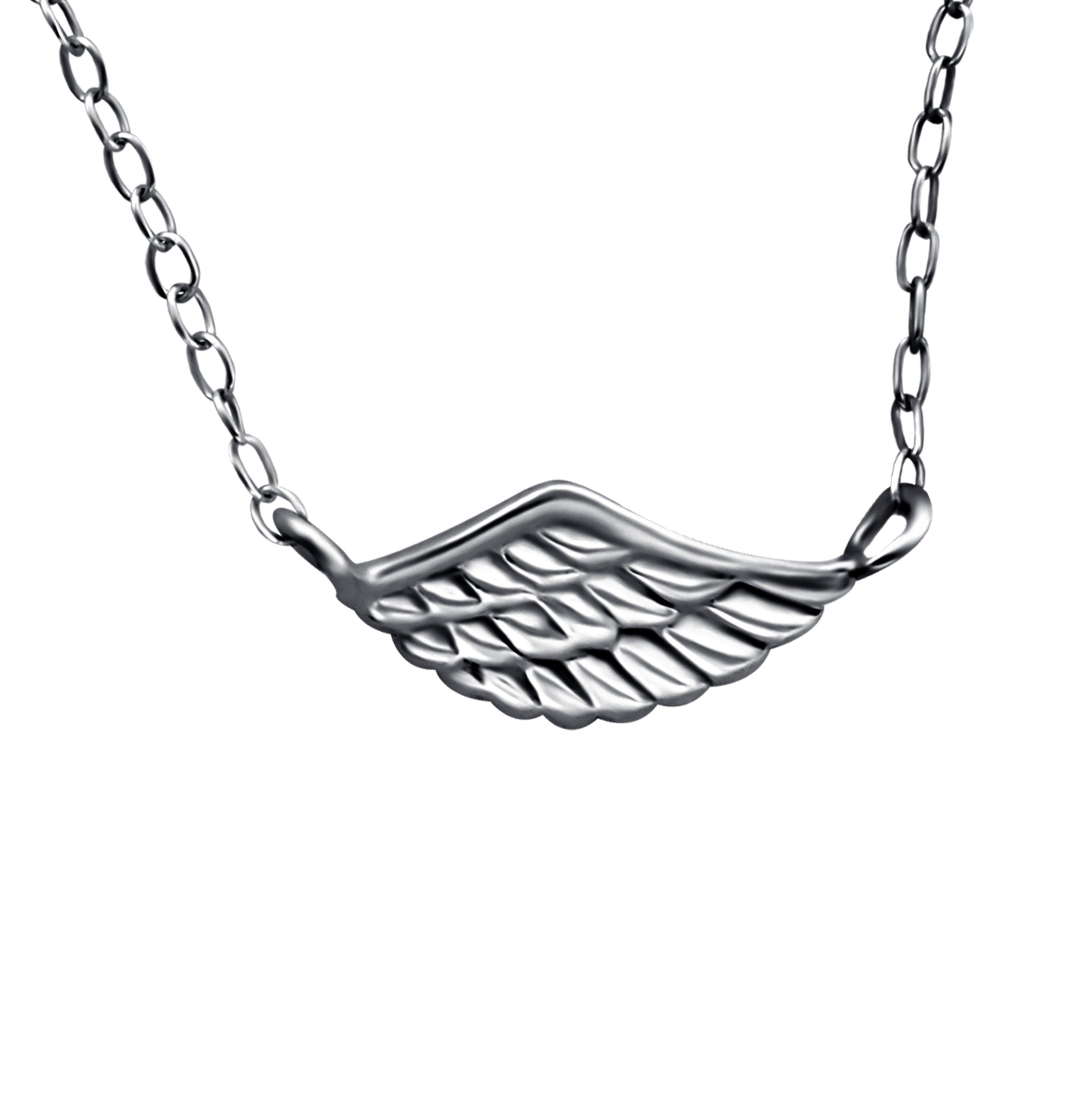Plain Wing Necklace_halskæde_sterlingsølv
