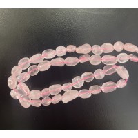 Rose Quartz, ca. 6mm, 1 streng