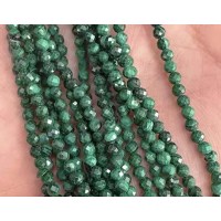 Malakit, 3 mm, 1 streng