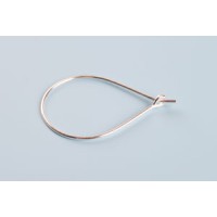 Ørering, dråbe, ca. 28x18 mm, 925s, 1 par