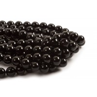 Sort onyx, 18 mm, 1 streng