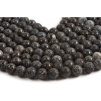 Black Weathering, blank, rund, ca. 18 mm, 1 streng
