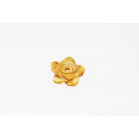 Shell flower, brun, ca. 12x12x2 mm, 2 stk.