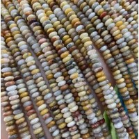 Agat , oblate , ca.5 mm, 1 streng