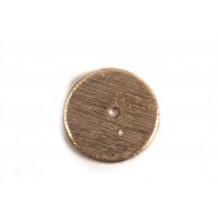Mønt, børstet, midterboret, 10 mm, RG 2 stk.