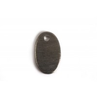 Oval, børstet, 10x7 mm, BP, 4 stk.