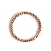 Snoet ring, 1,4 mm, indv. ca. 17 mm, RG, 2 stk.