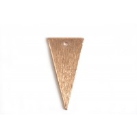 Lang trekant, børstet, 20x10 mm, RG, 2 stk.