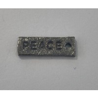 Peace vedhæng, 14x5 mm, BP, 1 stk.