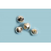 Discoperle, facet, 4 mm, 925s, 4 stk.