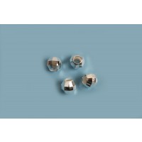 Discoperle, facet, 3 mm, 925s, 4 stk.