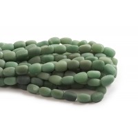 Aventurin, nugget, mat, ca. 18x11 mm, 1 streng