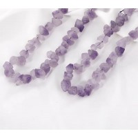 Amethyst, chips, ca. 6-14x6-14 mm, 1 streng