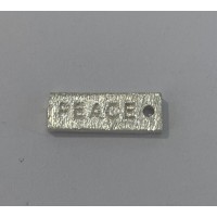 Peace vedhæng, 14x5 mm, FS, 1 stk.