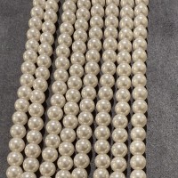Shellperler / runde ，5mm，40cm