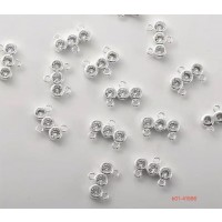Vedhæng m/rhinsten, 7,5x4 mm, 925s, 1 stk.
