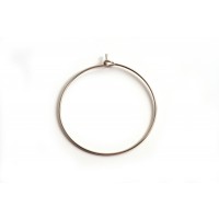 Creol, 30x0,8 mm, platiniumfarvet, 5 par