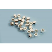 Perle, facet, 3x3 mm, FS, 25 stk.