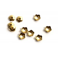 Perlehat, blomst, 4 mm, FG, 10 stk.