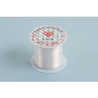 Nylon snøre, 0,2 mm, klar, ca. 25 m