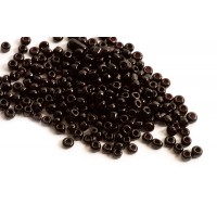 Seed beads, ca. 3 mm, sort, ca. 15 gram