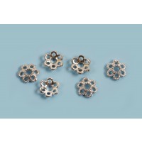 Perlehat, blomst, ca. 6x1,6 mm, FS, 6 stk.
