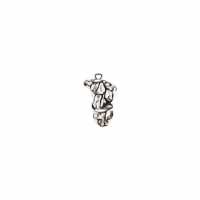 Vedhæng, råt, 18,5x9,5 mm. 925s, 1 stk. 