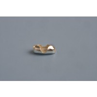 Lås til kuglekæde, 5x2,5x2 mm, FS, 10 stk.
